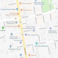 Monroe Downtown Map