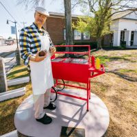 Hot Dog Man Statue 