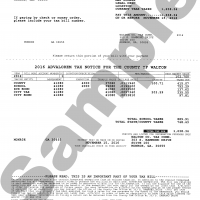 Tax Bill Sample