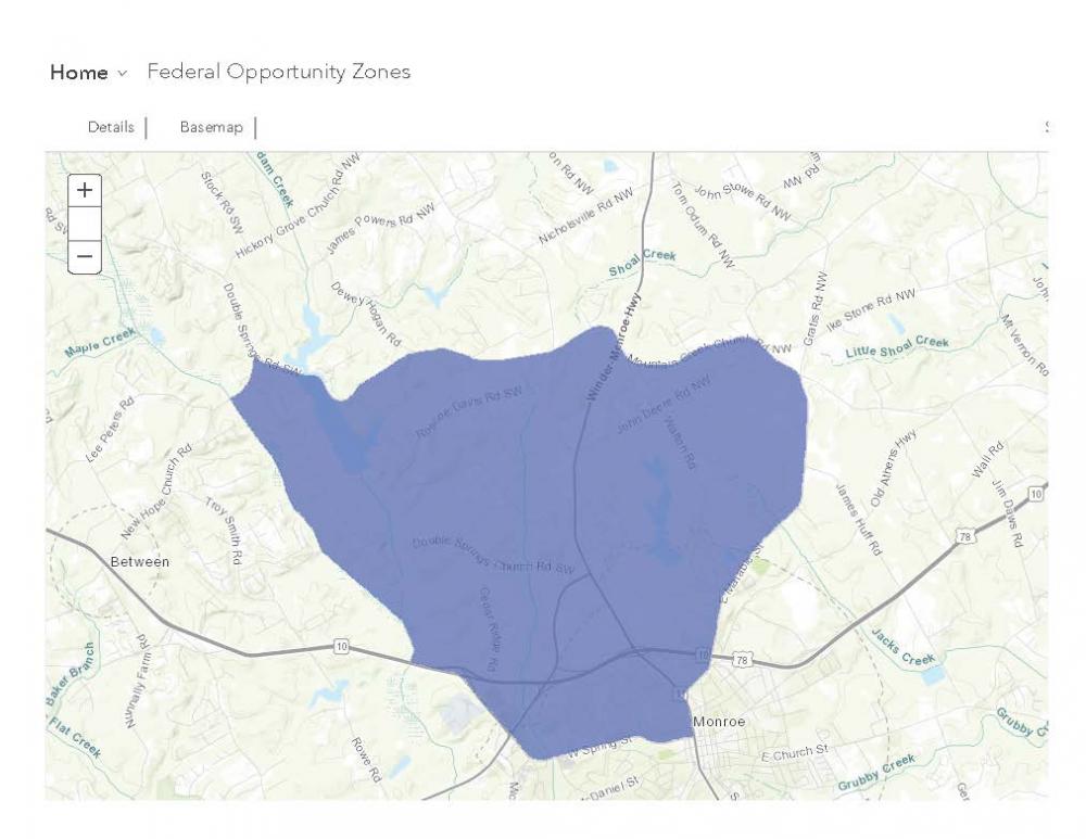 Opportunity Zone Monroe Georgia